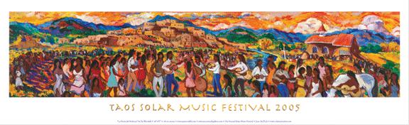 2005 Taos Solar Music Festival Poster