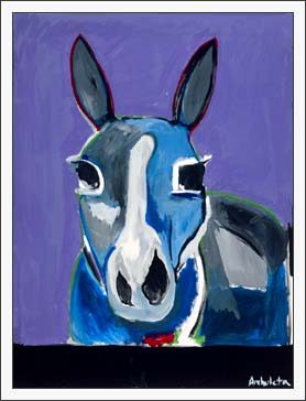 Blue Donkey