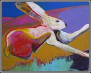 center Panel Rabbit Tripticr