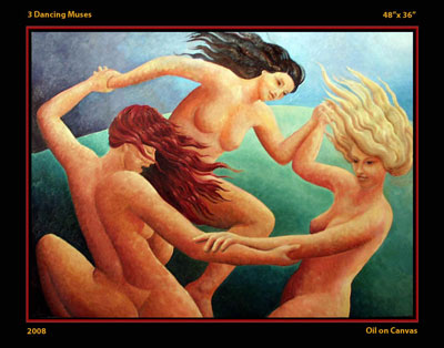 Three Dancing Muses