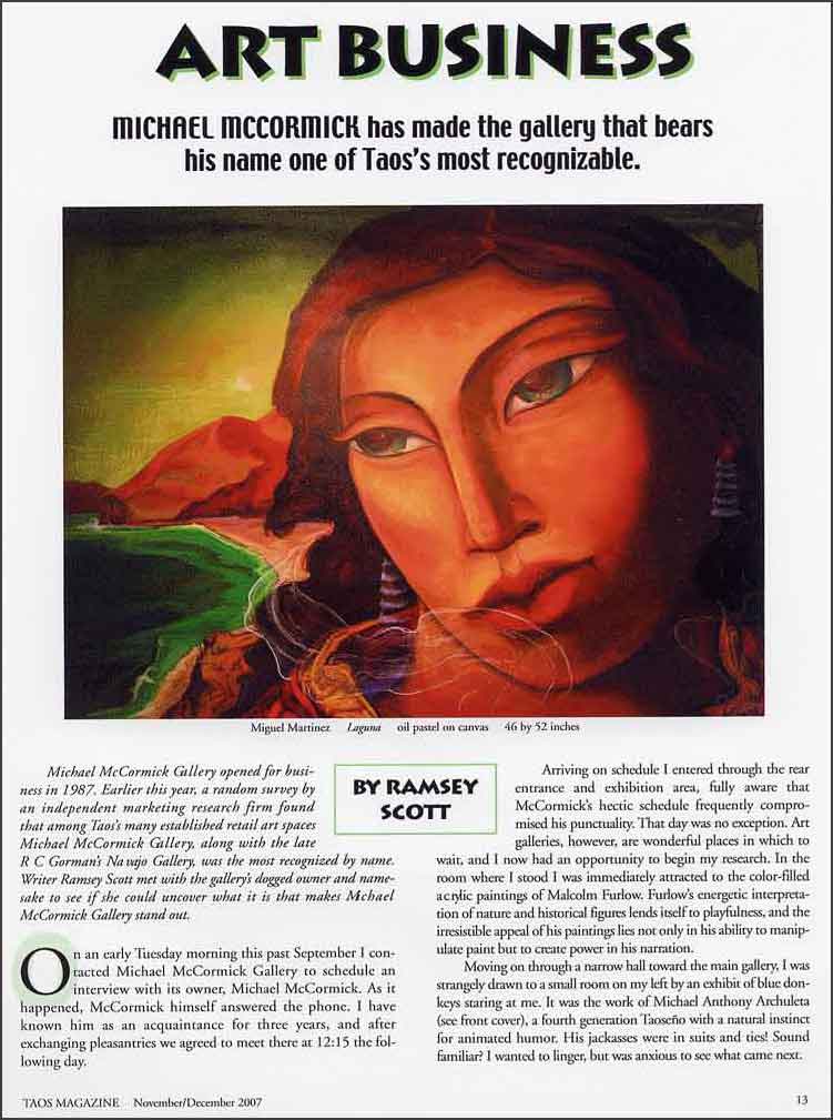 Art Business Article page 1